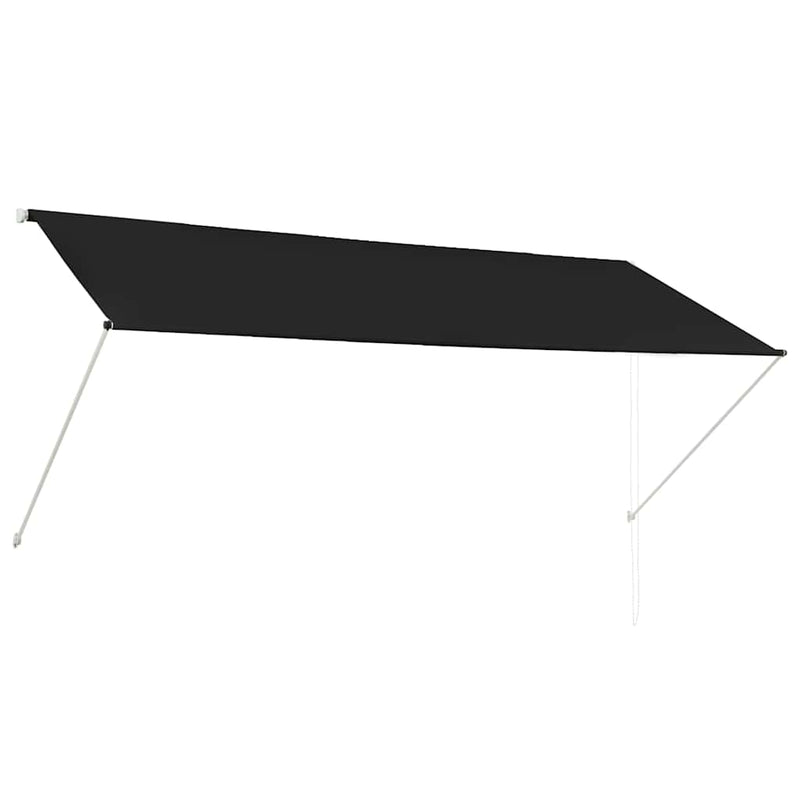 vidaXL feltekerhető antracitszürke napellenző 300 x 150 cm