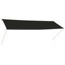 vidaXL feltekerhető antracitszürke napellenző 350 x 150 cm