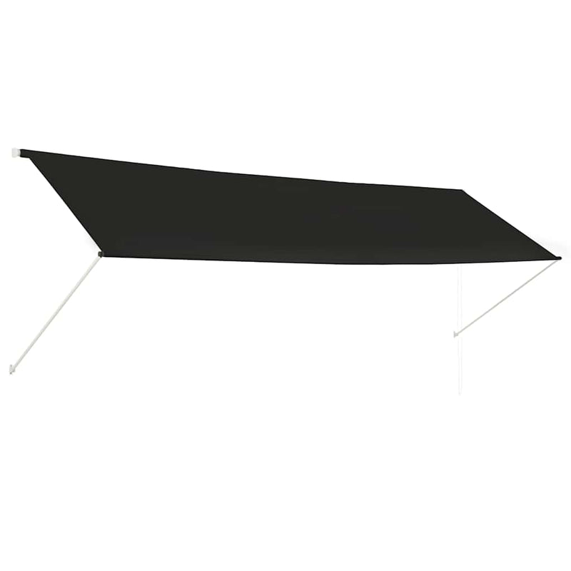 vidaXL feltekerhető antracitszürke napellenző 400 x 150 cm