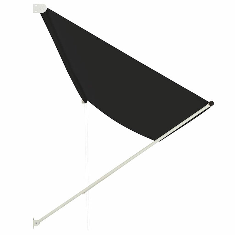 vidaXL feltekerhető antracitszürke napellenző 400 x 150 cm