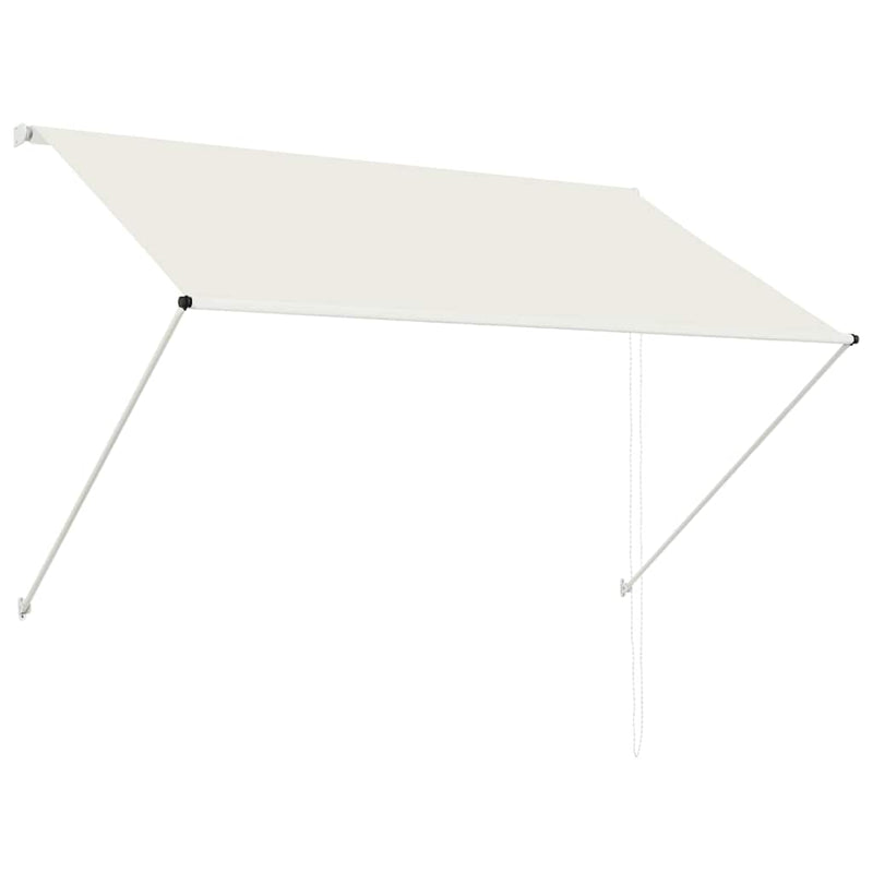 vidaXL feltekerhető krémszínű napellenző 200 x 150 cm