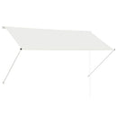 vidaXL feltekerhető krémszínű napellenző 250 x 150 cm