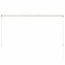 vidaXL feltekerhető krémszínű napellenző 250 x 150 cm