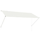 vidaXL feltekerhető krémszínű napellenző 300 x 150 cm