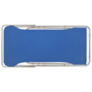 vidaXL 2 db kék acél/oxford szövet összecsukható strandszék