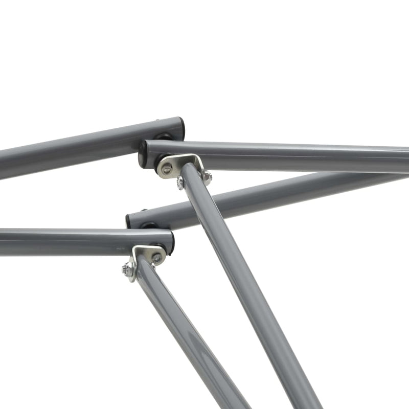 vidaXL piros függőágy összecsukható állvánnyal