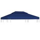 vidaXL kék kétszintes pavilon tetőponyva 310 g/m² 4 x 3 m