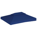 vidaXL kék kétszintes pavilon tetőponyva 310 g/m² 4 x 3 m