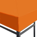 vidaXL narancssárga pavilon tetőponyva 310 g/m², 3 x 3 m