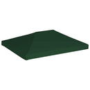 vidaXL zöld pavilon tetőponyva 310 g/m², 4 x 3 m