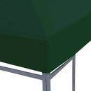 vidaXL zöld pavilon tetőponyva 310 g/m², 4 x 3 m