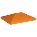 vidaXL narancssárga pavilon tetőponyva 310 g/m², 4 x 3 m