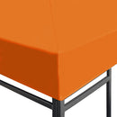 vidaXL narancssárga pavilon tetőponyva 310 g/m², 4 x 3 m