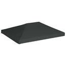 vidaXL szürke pavilon tetőponyva 310 g/m², 4 x 3 m