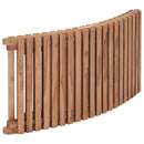 vidaXL összecsukható tömör tíkfa napozóágy