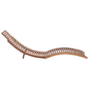 vidaXL összecsukható tömör tíkfa napozóágy