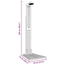 vidaXL tömör tíkfa kerti zuhany 70 x 75 x 204 cm