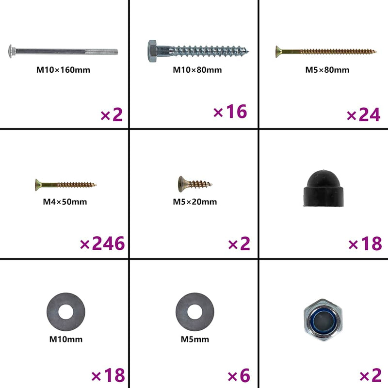 vidaXL kék PE hinta kötéllétrával és mászókövek