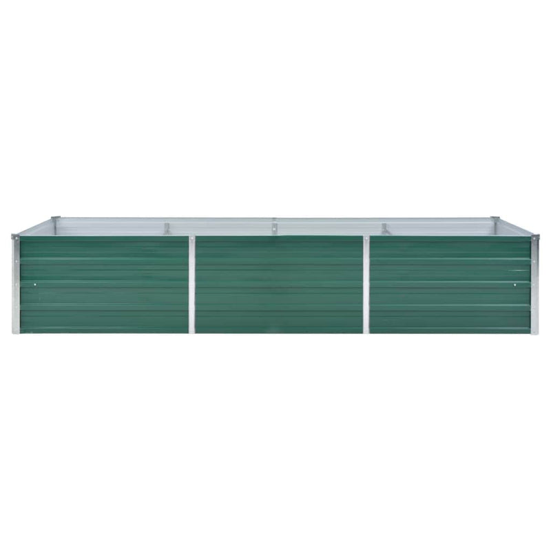 vidaXL zöld horganyzott acél kerti magaságyás 240 x 80 x 45 cm