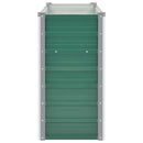 vidaXL zöld horganyzott acél kerti magaságyás 160 x 40 x 77 cm