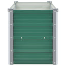 vidaXL zöld horganyzott acél kerti magaságyás 160 x 40 x 45 cm