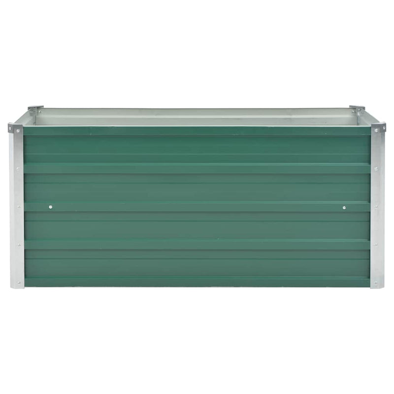 vidaXL zöld horganyzott acél kerti magaságyás 100 x 40 x 45 cm