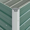 vidaXL zöld horganyzott acél kerti magaságyás 100 x 40 x 45 cm