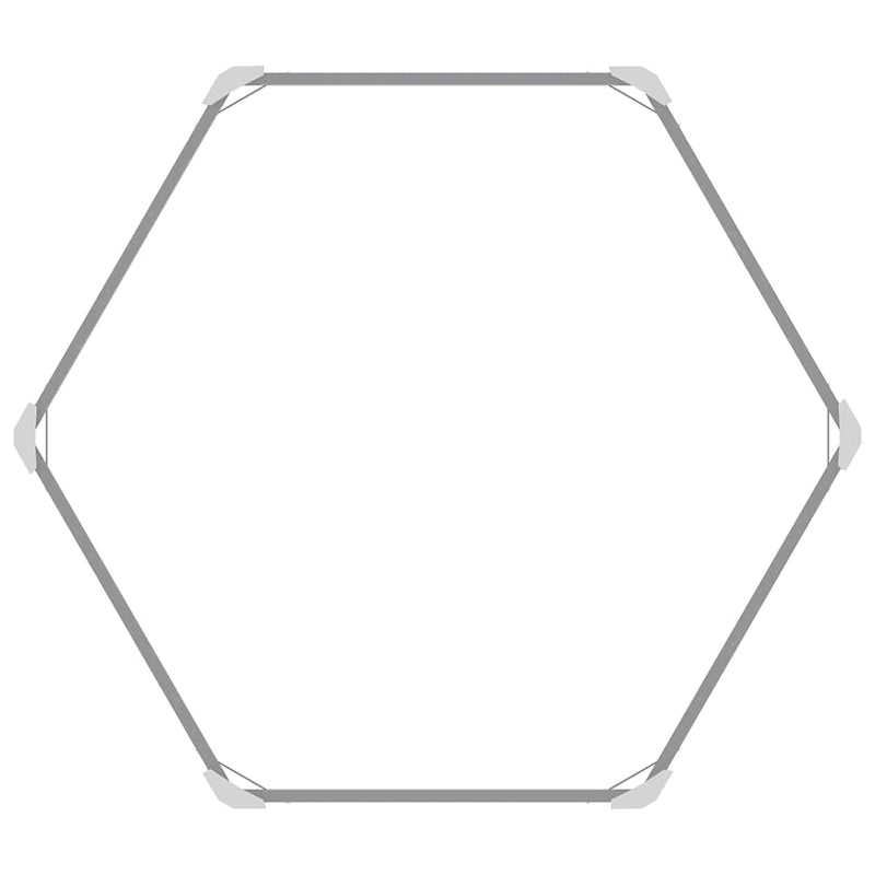 vidaXL szürke horganyzott acél kerti magaságyás 129 x 129 x 77 cm