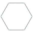 vidaXL zöld horganyzott acél kerti magaságyás 129 x 129 x 77 cm