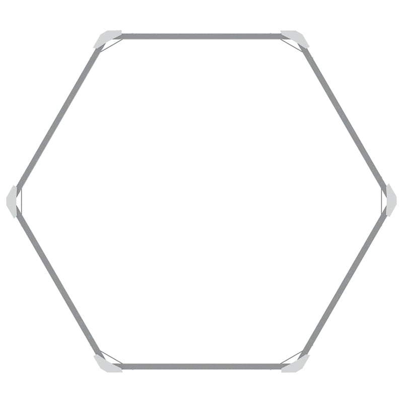 vidaXL zöld horganyzott acél kerti magaságyás 129 x 129 x 77 cm