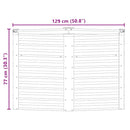 vidaXL zöld horganyzott acél kerti magaságyás 129 x 129 x 77 cm