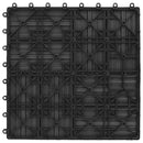 vidaXL 11 db (1 m2) szürke WPC teraszburkoló lap 30 x 30 cm