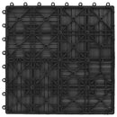 vidaXL Faszegély járólap 11 pcs Szürke 30 x 30 cm WPC