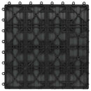 vidaXL Faszegély járólap 3D Design 11 pcs Szürke 30 x 30 cm WPC