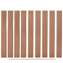 vidaXL 9 db barna csere WPC kerítésdeszka 170 cm