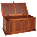 vidaXL tömör akácfa tárolóláda 79 x 34 x 32 cm