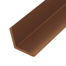 vidaXL 5 db tíkfa színű WPC teraszburkoló sarokprofil 170 cm