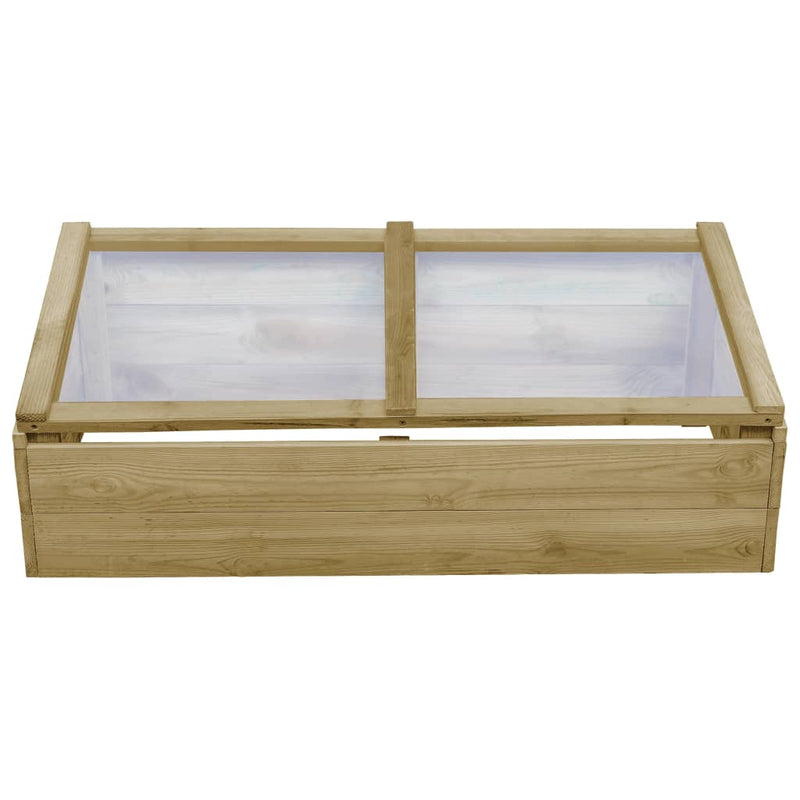 vidaXL impregnált fenyőfa melegház 100 x 50 x 35 cm