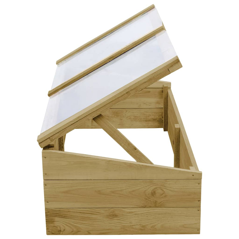 vidaXL impregnált fenyőfa melegház 100 x 50 x 35 cm