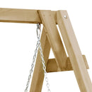 vidaXL impregnált fenyőfa kerti hintapad 205 x 150 x 157 cm