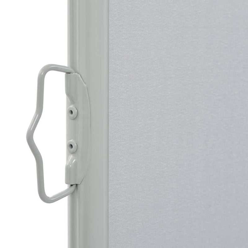 vidaXL szürke behúzható oldalsó terasz napellenző 100 x 300 cm