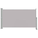 vidaXL szürke behúzható oldalsó terasz napellenző 140 x 300 cm
