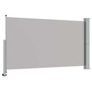 vidaXL szürke behúzható oldalsó terasz napellenző 140 x 300 cm