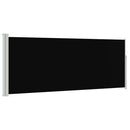 vidaXL fekete behúzható oldalsó napellenző 120 x 300 cm