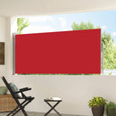 vidaXL piros behúzható oldalsó napellenző 120 x 300 cm