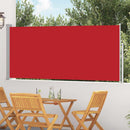 vidaXL piros behúzható oldalsó napellenző 120 x 300 cm