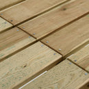 vidaXL fa kerti asztal 160 x 79 x 75 cm