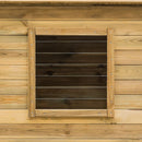 vidaXL kültéri fenyőfa játszóház 120 x 120 x 146 cm