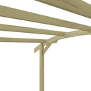 vidaXL kerti pergola impregnált fenyőfalécekből 180 x 197 x 210 cm