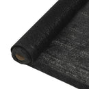 vidaXL belátásgátló háló, HDPE, 1,5 x 25 m, fekete